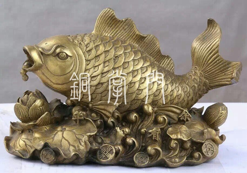 铜工艺品-年年有鱼